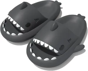 Shark Slides Kids, Toddler Cloud Shark Slides, Summer Cute Cartoon Shark Slippers
