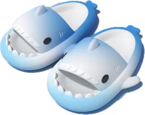 Shark Slides Kids, Toddler Cloud Shark Slides, Summer Cute Cartoon Shark Slippers