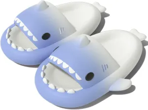 Shark Slides Kids, Toddler Cloud Shark Slides, Summer Cute Cartoon Shark Slippers