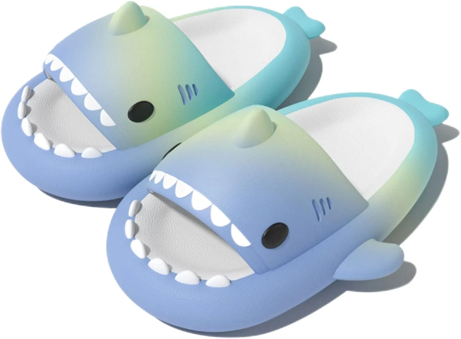 Shark Slides Kids, Toddler Cloud Shark Slides, Summer Cute Cartoon Shark Slippers