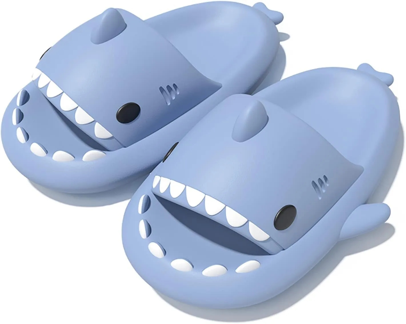 Shark Slides Kids, Toddler Cloud Shark Slides, Summer Cute Cartoon Shark Slippers