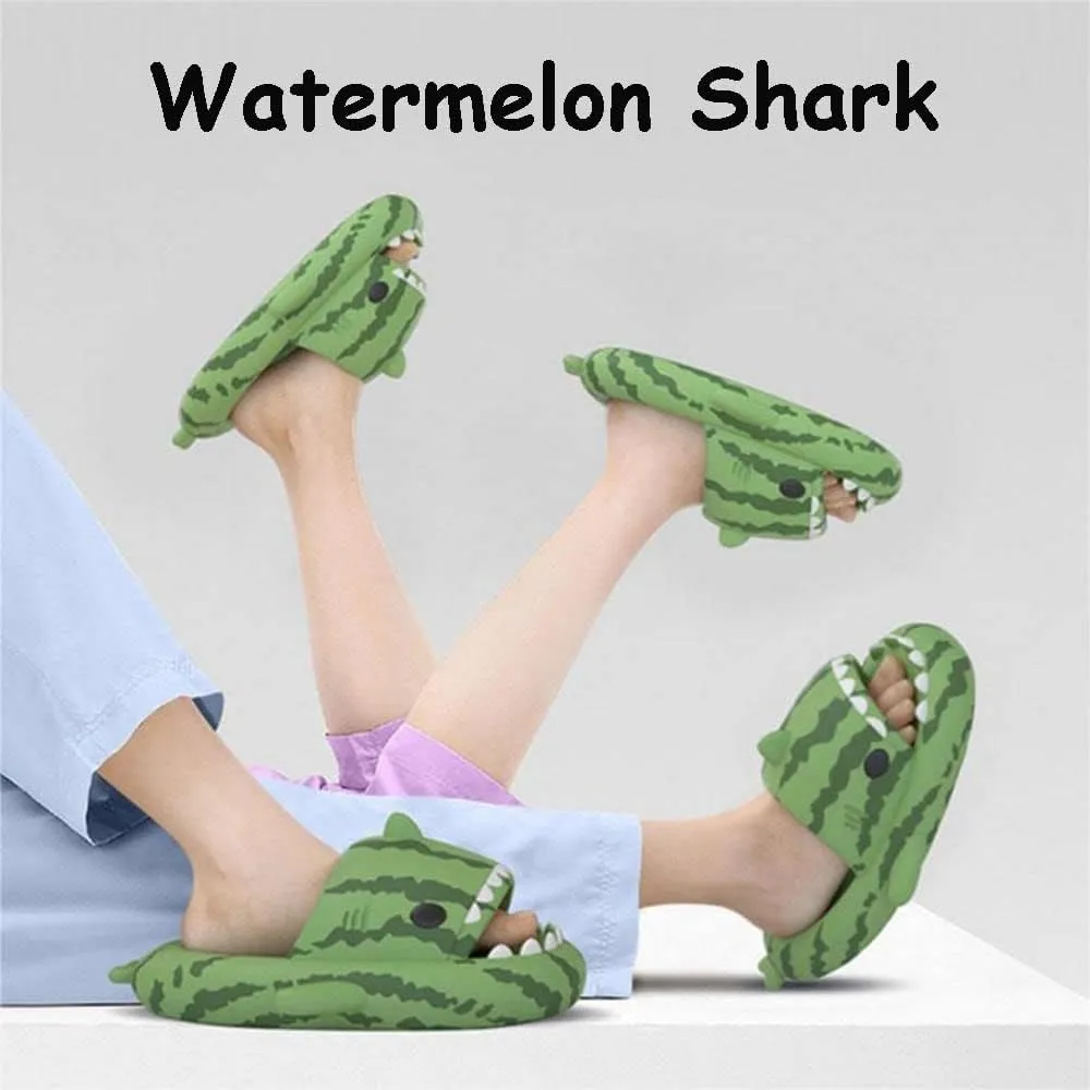 Sharklas Originales Kids Summer Cute Cartoon Fun Animal Slipper Cozy Non-Slip Shark Sandals for Bathroom, Outdoor