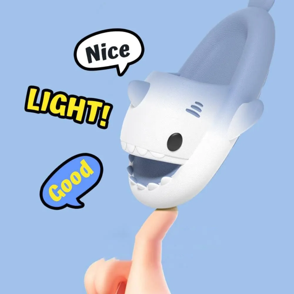Sharklas Originales Kids Summer Cute Cartoon Fun Animal Slipper Cozy Non-Slip Shark Sandals for Bathroom, Outdoor