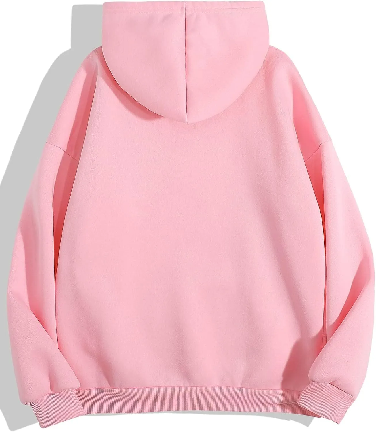SHENHE Women's Slogan Letter Print Long Sleeve Hooded Sweatshirt Pullover Hoodie Tops