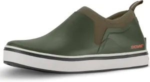 Showave Deck Shoes for Men Waterproof Garden Boots Slip-on Rain Shoes Breathable Ruber Fishing Shoes for Outdoor Mud Walking