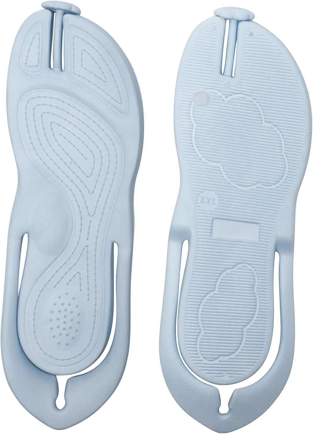 Shower Shoes Travel Slippers for Women Men, Folding Slides Sandals, Portable Hotel Spa Slippers, Waterproof Quick Drying Flip Flops, Beach Sandals