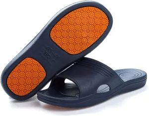 Shower Slippers for Men Non Slip Size 12, Sandals for Women Lightweight Quick Dry Bath Shoes Foot Arch Support House Slippers Indoor Outdoor Sandals Beach Shoes