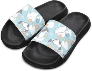 Slides for Girls - Comfortable Slip-On Kids Sandals, Slides for Indoor and Outdoor The Beach and Pool