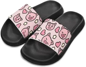 Slides for Girls - Comfortable Slip-On Kids Sandals, Slides for Indoor and Outdoor The Beach and Pool