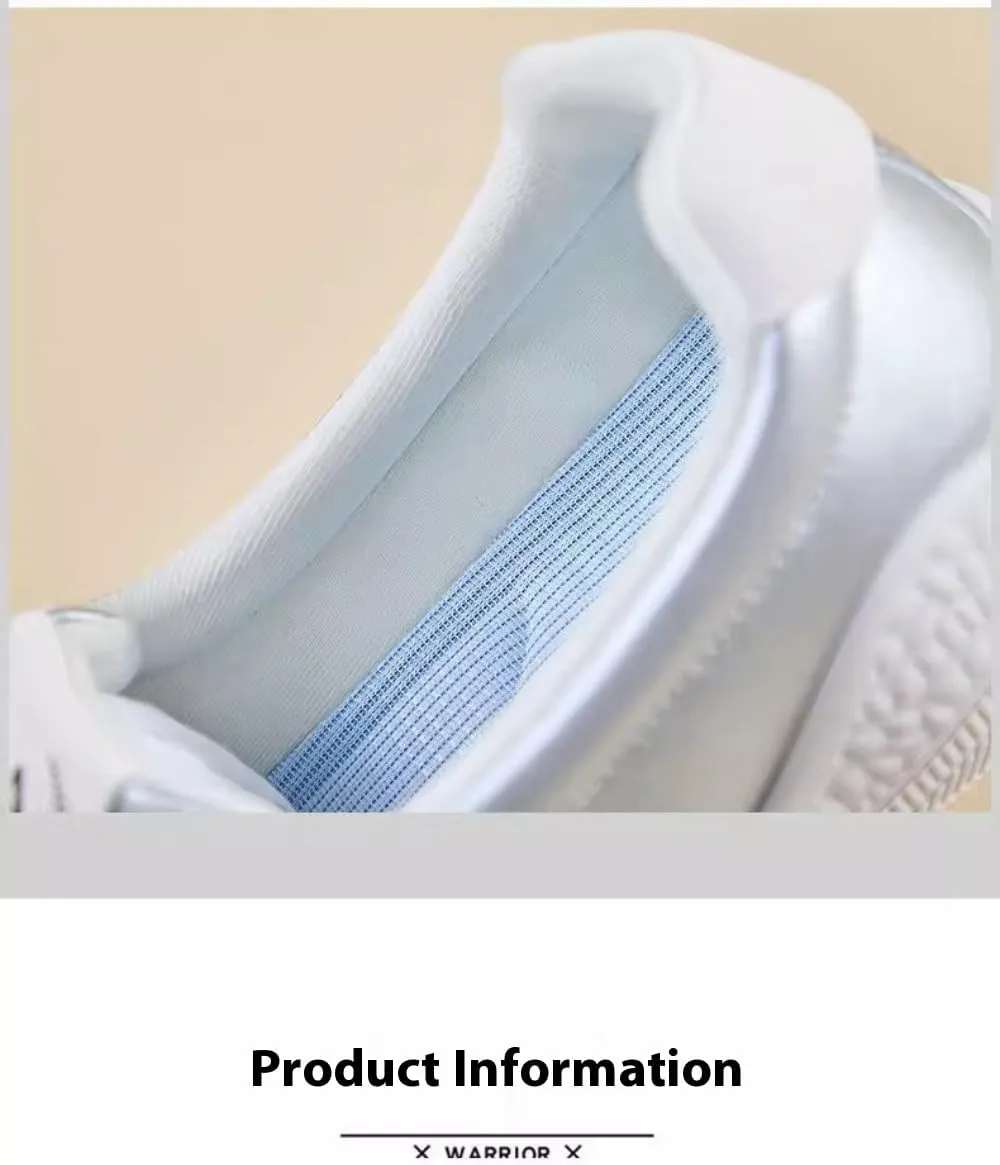 Sneakerina Lace-up Ballet Sneakers Women Girls Y2K Retro Lightweight Round Toes Slip On Breathable Non-Slip Sole Platform Tennis Sneakers Preppy Back to School Gifts Daughter Granddaughter