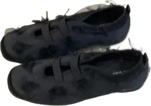 Sneakerina Satin Ballet Sneakers Women Girls Cute Y2K Retro Round Toes Breathable Dress Shoes Non-Slip Chunky Sole Leather Platform Sneakers Preppy Back to School Gifts Daughter Granddaughter