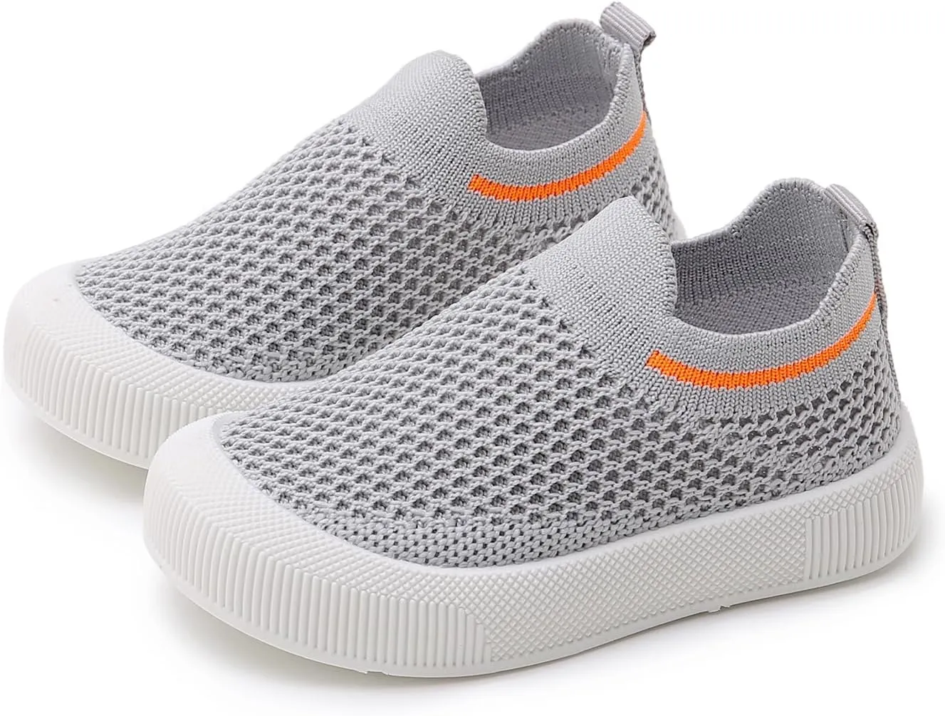 SOFMUO Baby Boys Girls Toddler Sneakers Kids Lightweight Knit Walking Shoes Mesh Breathable Tennis Trainers Shoe 1-3 Yrs…