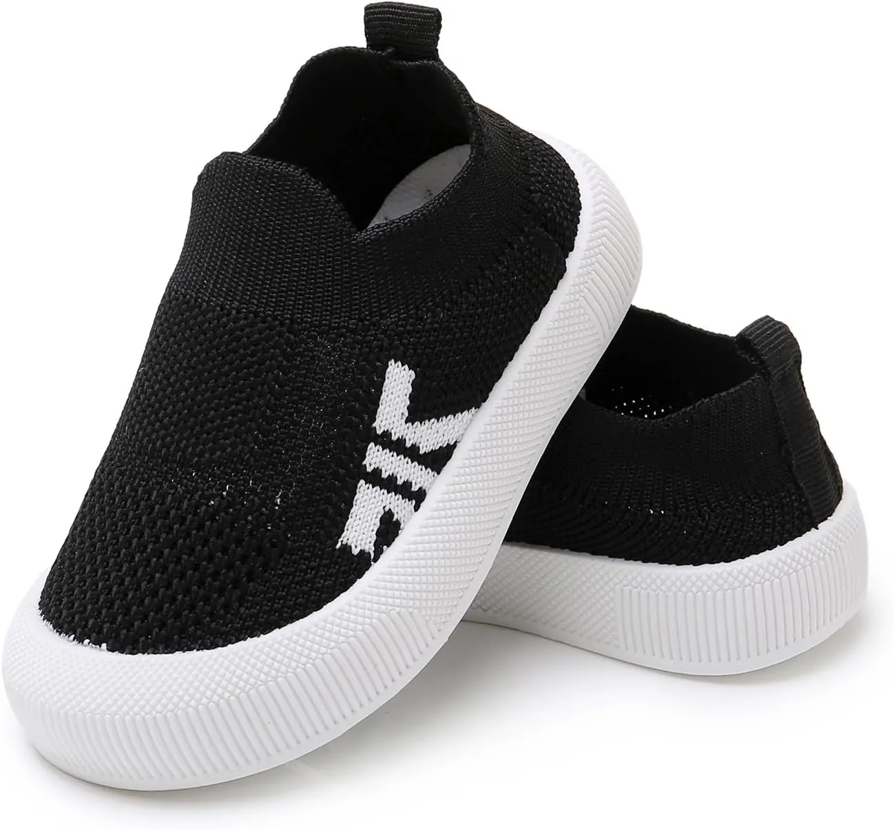 SOFMUO Baby Boys Girls Toddler Sneakers Kids Lightweight Knit Walking Shoes Mesh Breathable Tennis Trainers Shoe 1-3 Yrs…