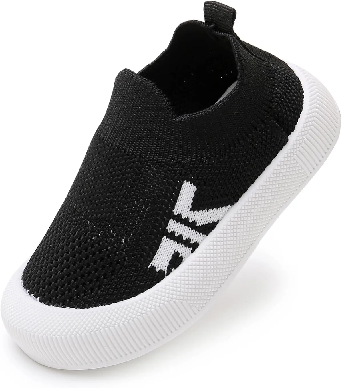 SOFMUO Baby Boys Girls Toddler Sneakers Kids Lightweight Knit Walking Shoes Mesh Breathable Tennis Trainers Shoe 1-3 Yrs…