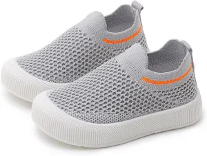 SOFMUO Baby Boys Girls Toddler Sneakers Kids Lightweight Knit Walking Shoes Mesh Breathable Tennis Trainers Shoe 1-3 Yrs…
