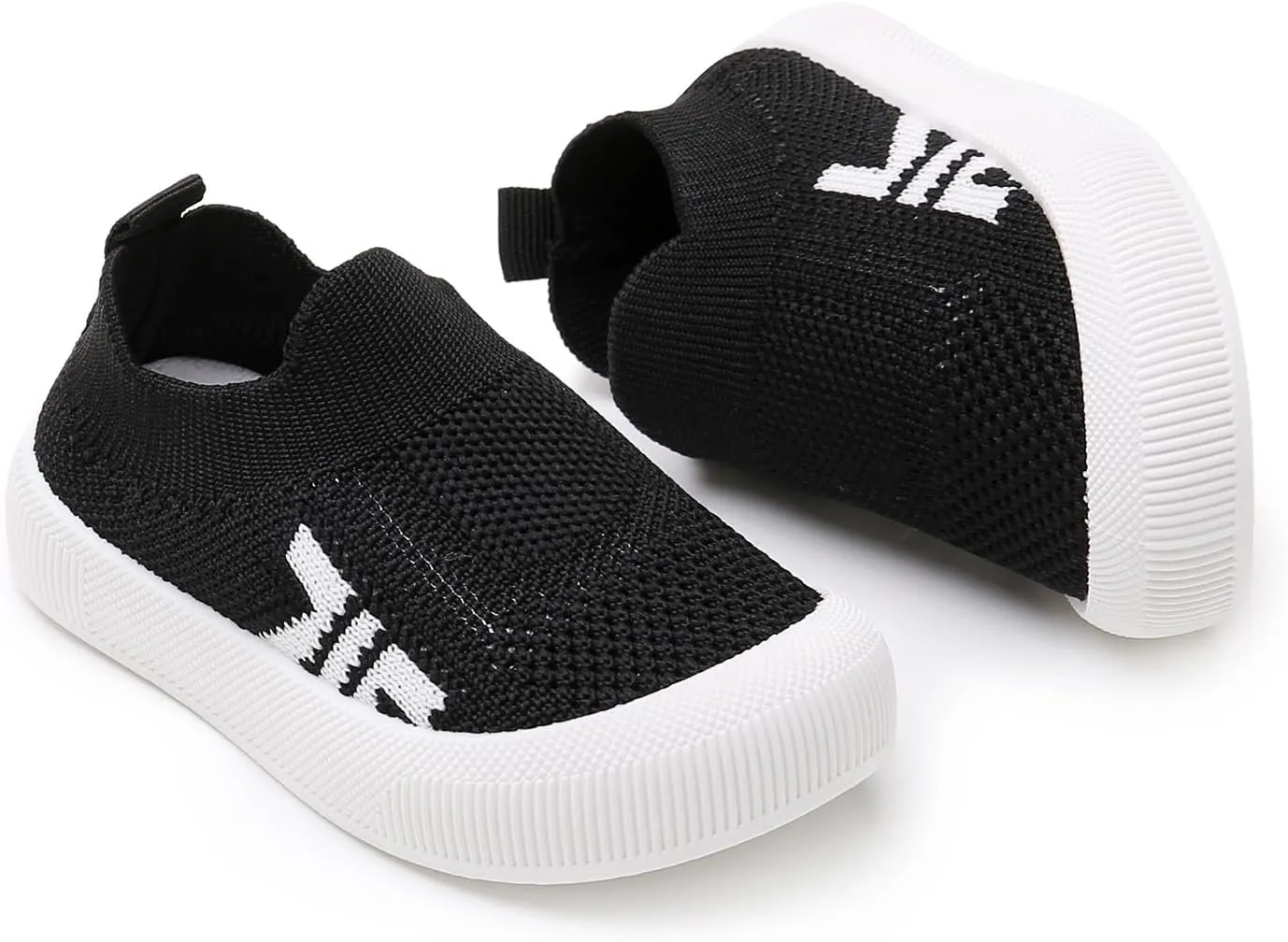 SOFMUO Baby Boys Girls Toddler Sneakers Kids Lightweight Knit Walking Shoes Mesh Breathable Tennis Trainers Shoe 1-3 Yrs…