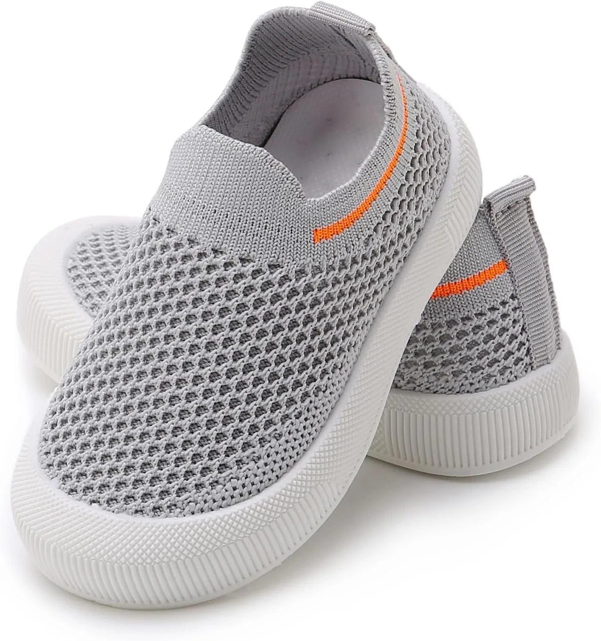 SOFMUO Baby Boys Girls Toddler Sneakers Kids Lightweight Knit Walking Shoes Mesh Breathable Tennis Trainers Shoe 1-3 Yrs…