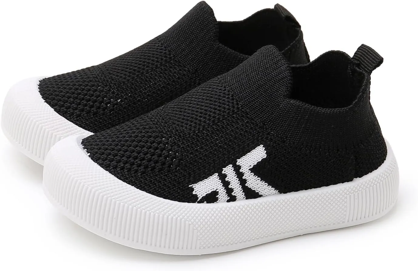 SOFMUO Baby Boys Girls Toddler Sneakers Kids Lightweight Knit Walking Shoes Mesh Breathable Tennis Trainers Shoe 1-3 Yrs…