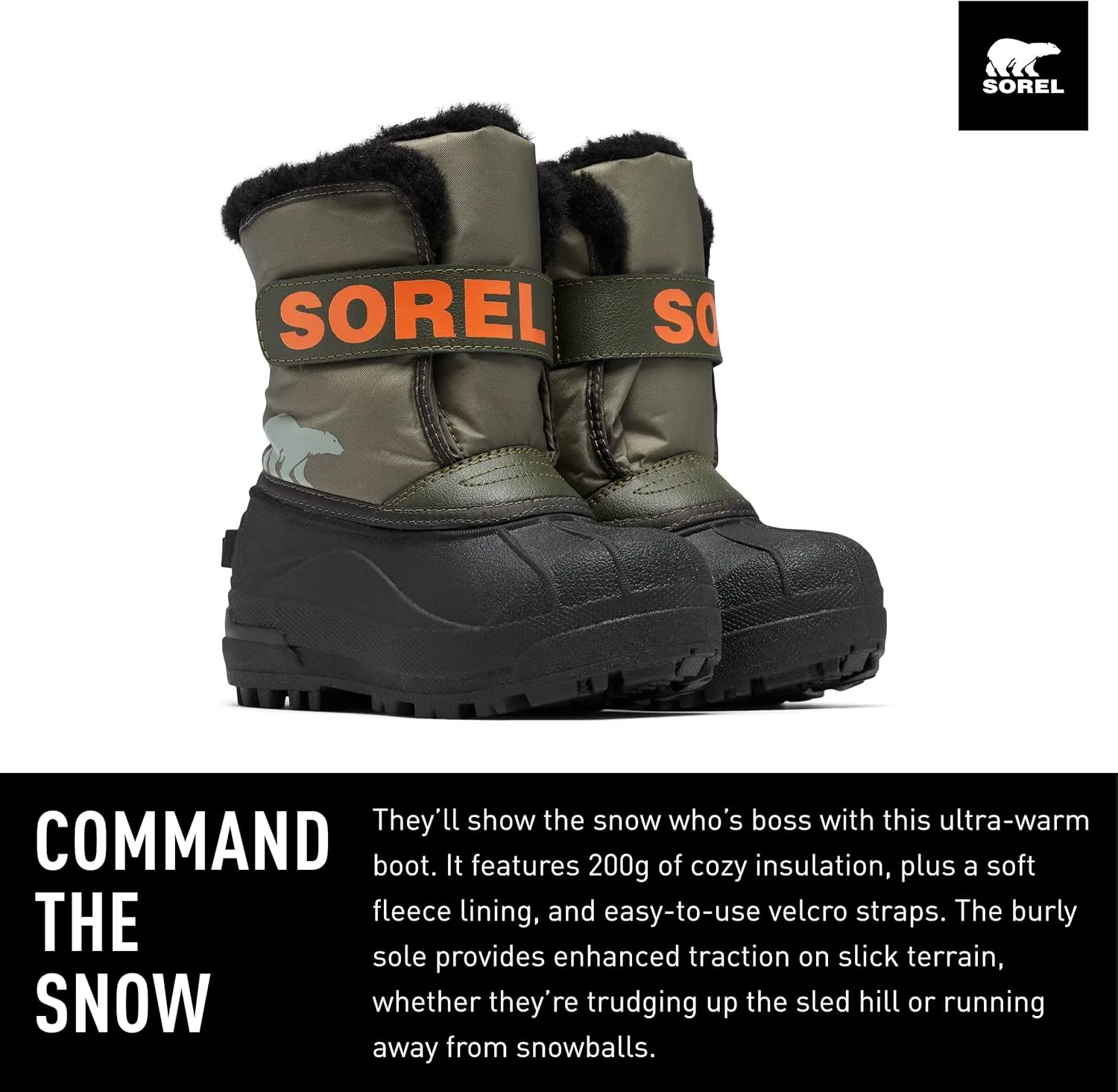 SOREL Children's Snow Commander Boot
