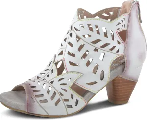 Spring Step L'Artiste Icon Sandals for Women - Ladies Casual Flats Platform Sandal - Hand Painting Summer Shoes for Womens