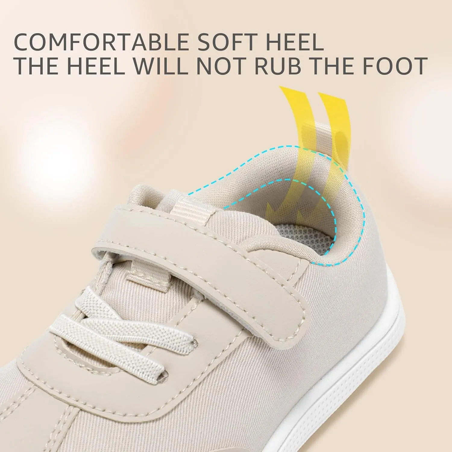 STQ Toddler Girls Boys Wide Toe Barefoot Shoes Kids Walking Tennis Comfort Sneakers Lightweight Breathable Gym Shoe