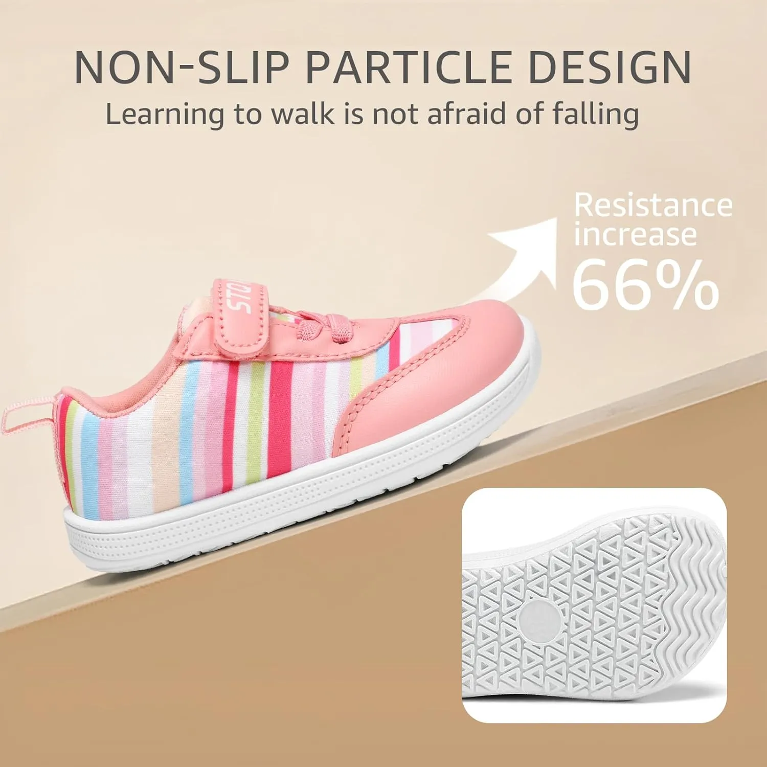 STQ Toddler Girls Boys Wide Toe Barefoot Shoes Kids Walking Tennis Comfort Sneakers Lightweight Breathable Gym Shoe