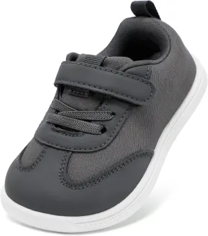 STQ Toddler Girls Boys Wide Toe Barefoot Shoes Kids Walking Tennis Comfort Sneakers Lightweight Breathable Gym Shoe