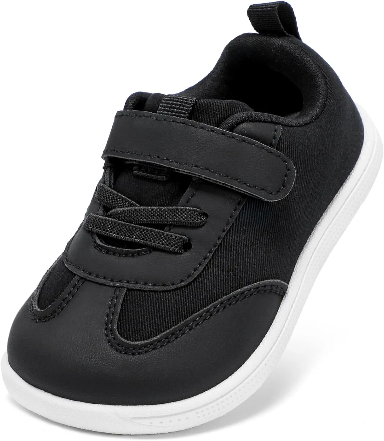 STQ Toddler Girls Boys Wide Toe Barefoot Shoes Kids Walking Tennis Comfort Sneakers Lightweight Breathable Gym Shoe