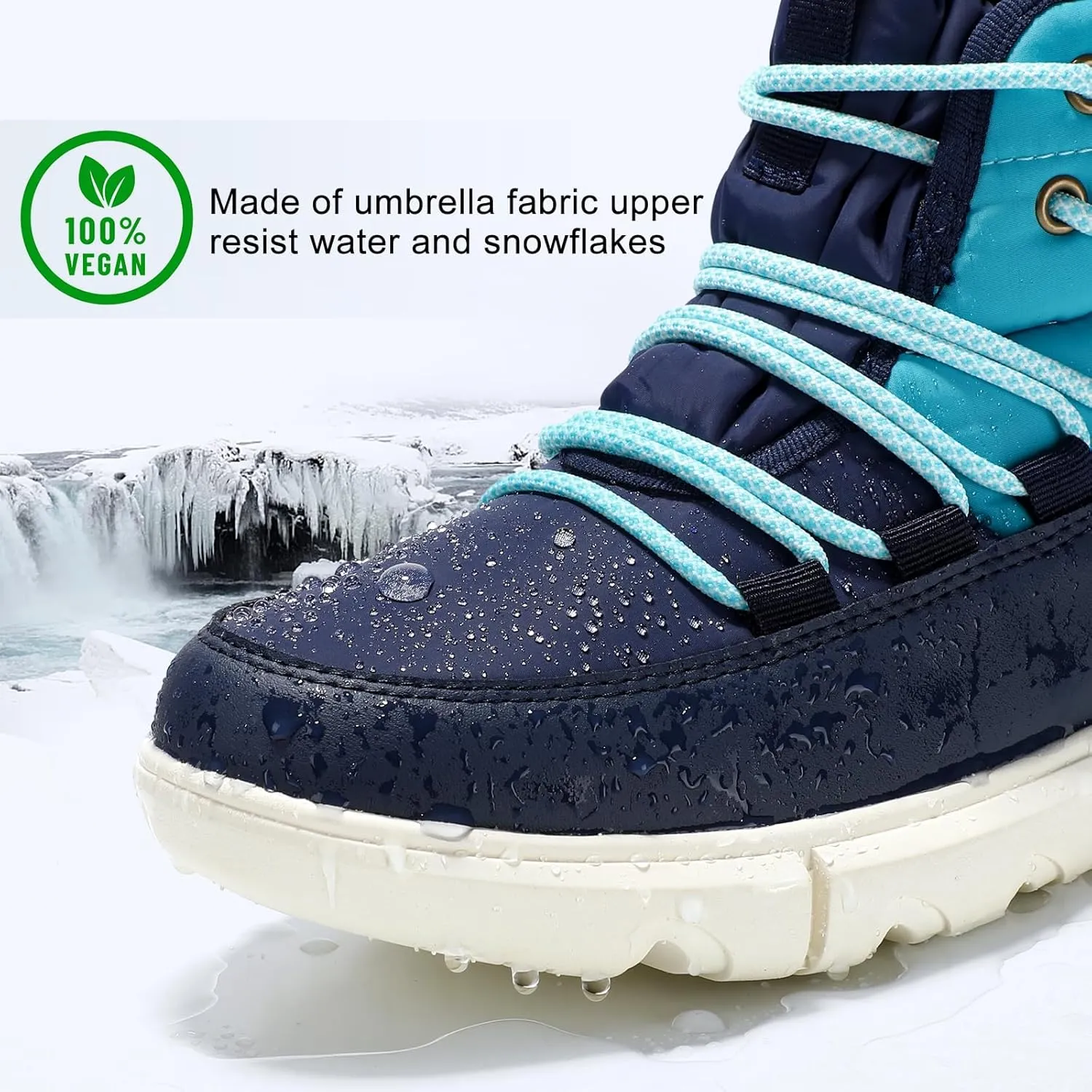 STQ Women Winter Boots with Insulated Insole | Warm & Cozy Winter Snow Boots for Women | Lightweight Non Slip Walking Boots Water Resistant