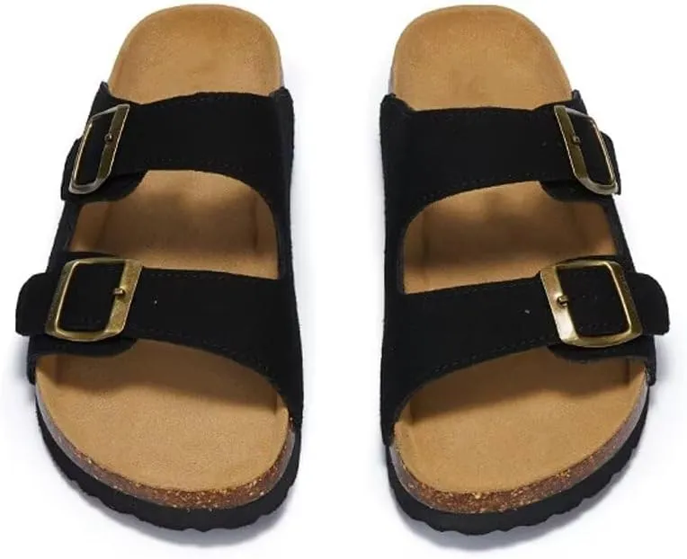 Stylemissus Women's Cork Footbed Sandals