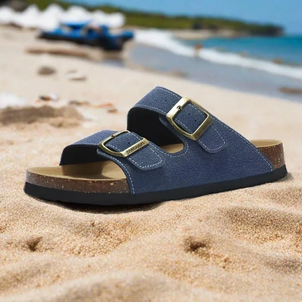 Stylemissus Women's Cork Footbed Sandals