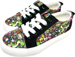 Super Mario Brothers Game Over Nintendo Boys Lace Up Shoes