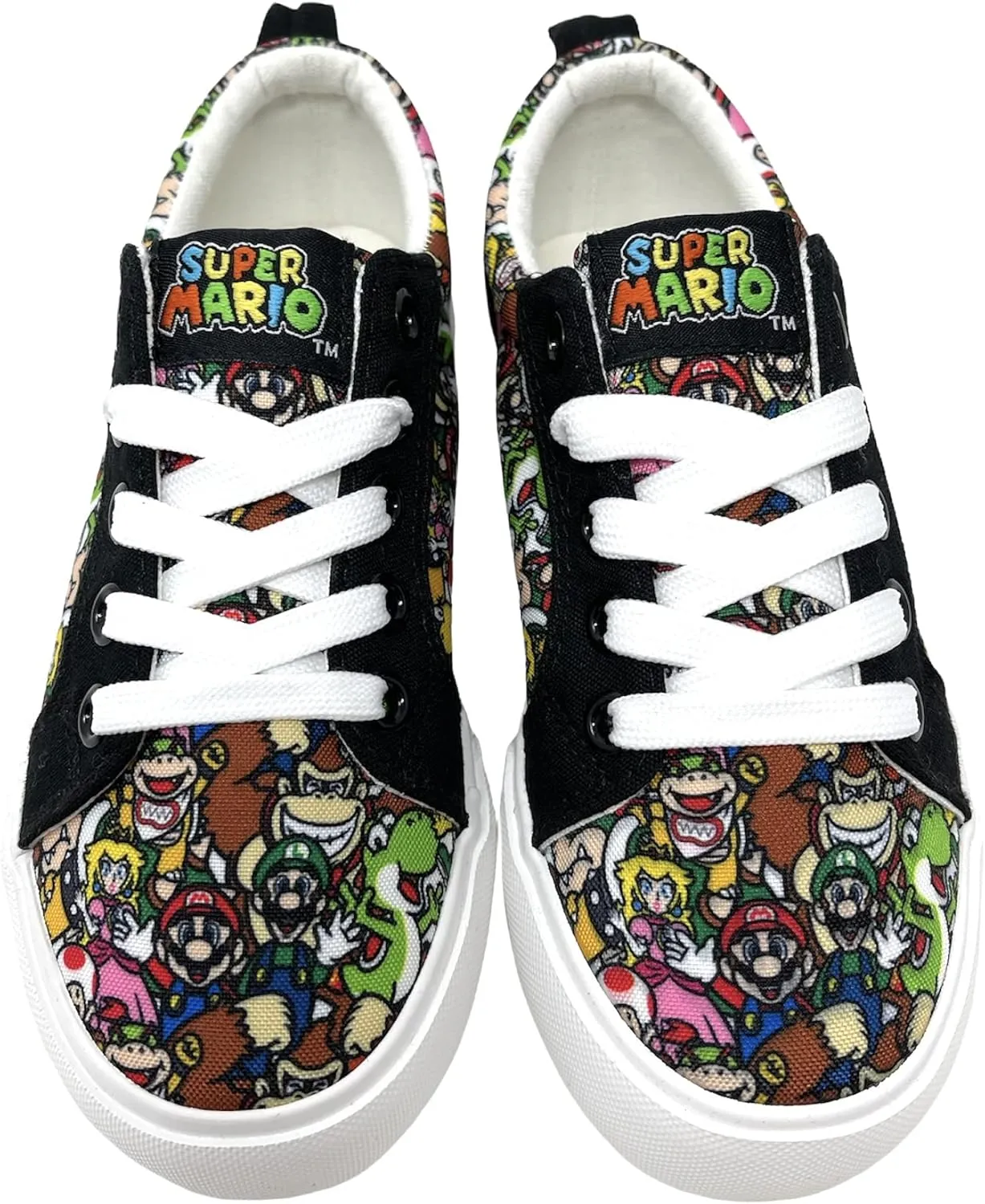 Super Mario Brothers Game Over Nintendo Boys Lace Up Shoes