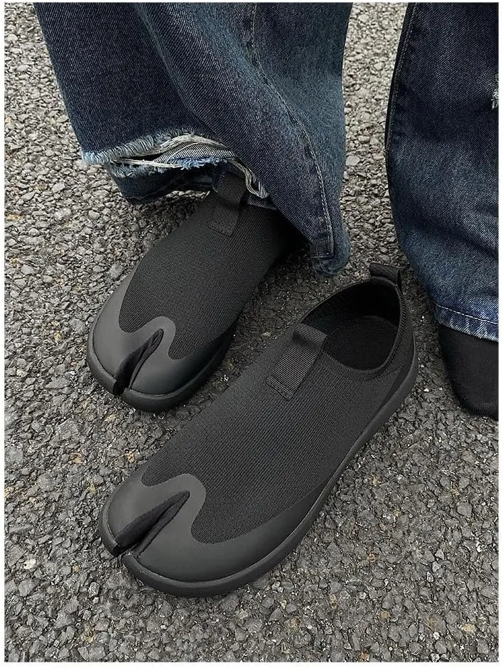 Tabi Shoes for Men Women Split Toe Loafers Alternative Non Slip Breathable Boots Corporate Goth Rave Grunge Cute Kawaii Fashion Trendy Elegant Dressy Pumps Office Business Summer Fall Outdoors