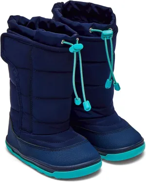 Ten Little Toddler Snow Boots for Boys & Girls, Waterproof, Insulated, Slip Resistant Winter Boots with Hook and Loop Closure for Kids