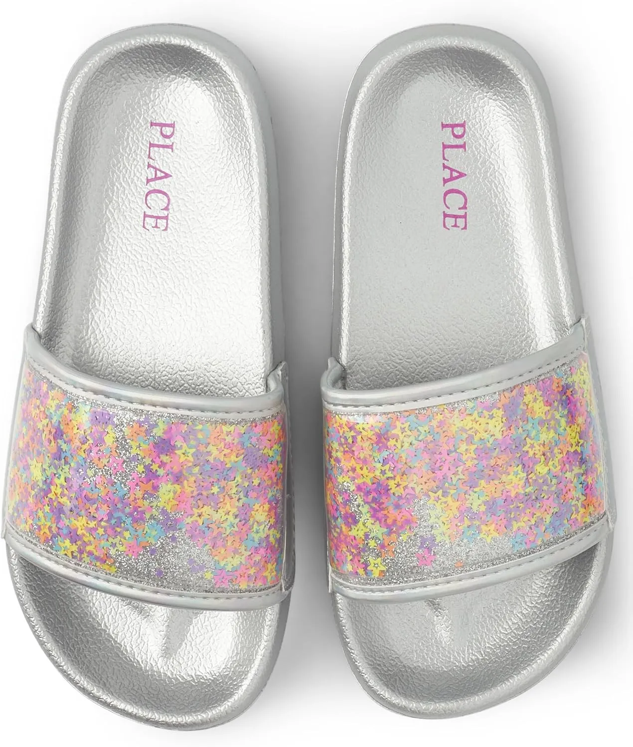 The Children's Place Girls Everday Slip on Slide Sandals