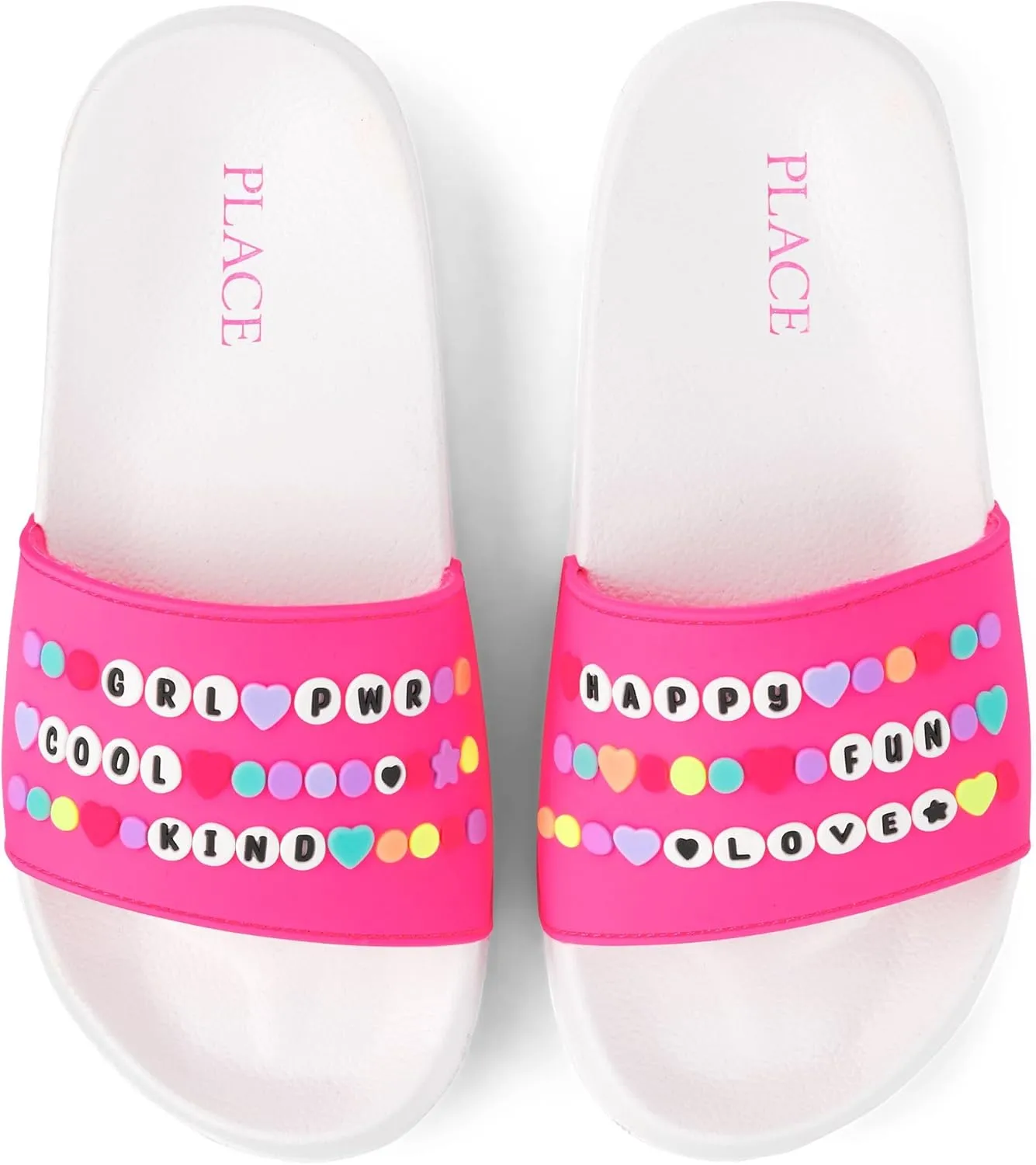 The Children's Place Girls Everday Slip on Slide Sandals