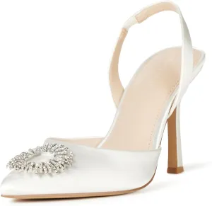 The Drop Women's Klara Clean Pointed Toe Sandals