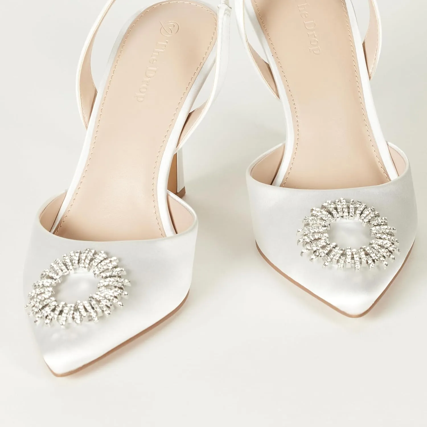 The Drop Women's Klara Clean Pointed Toe Sandals