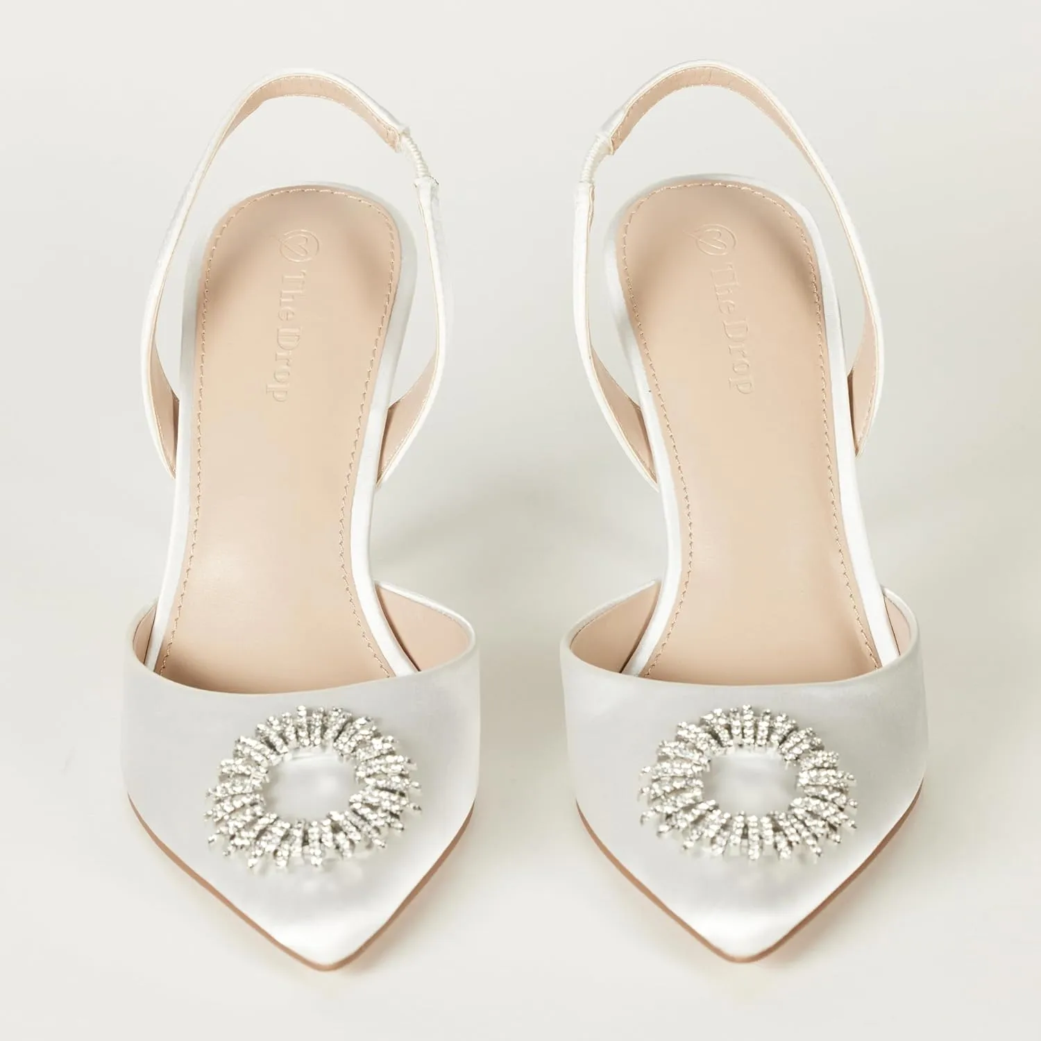 The Drop Women's Klara Clean Pointed Toe Sandals