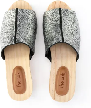 The Sak Ella Clog Sandal in Crochet, Slip On Shoe