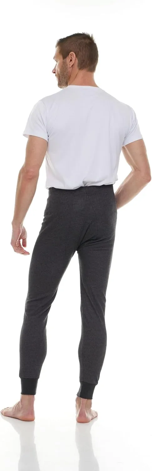 Thermal Pants for Men, Long Johns Mens Underwear Bulk Wholesale, Cotton, Solid Colors, Shelter Donations