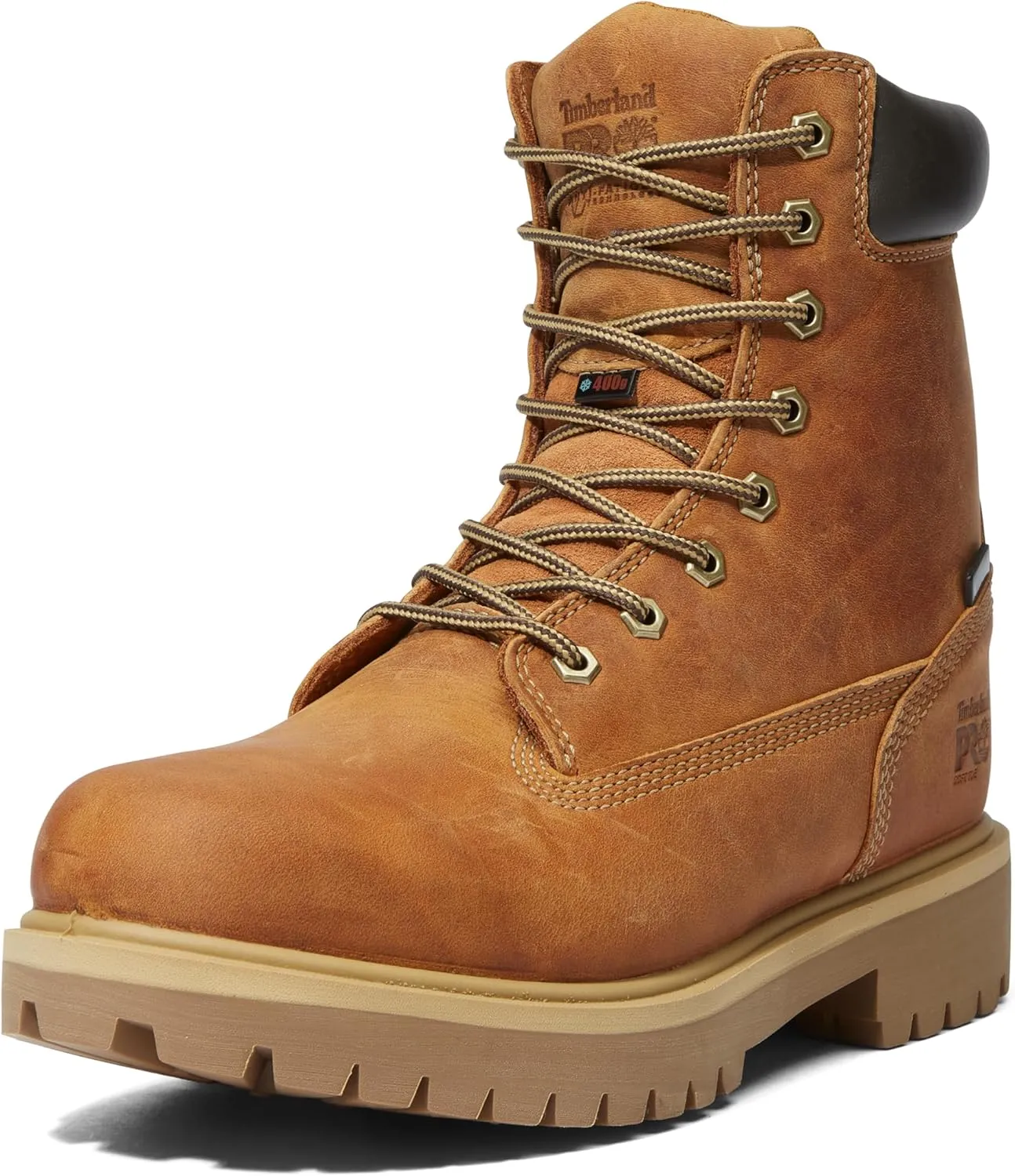 Timberland PRO mens Direct Attach 8 Inch Soft Toe Insulated Waterproof Industrial Work Boot
