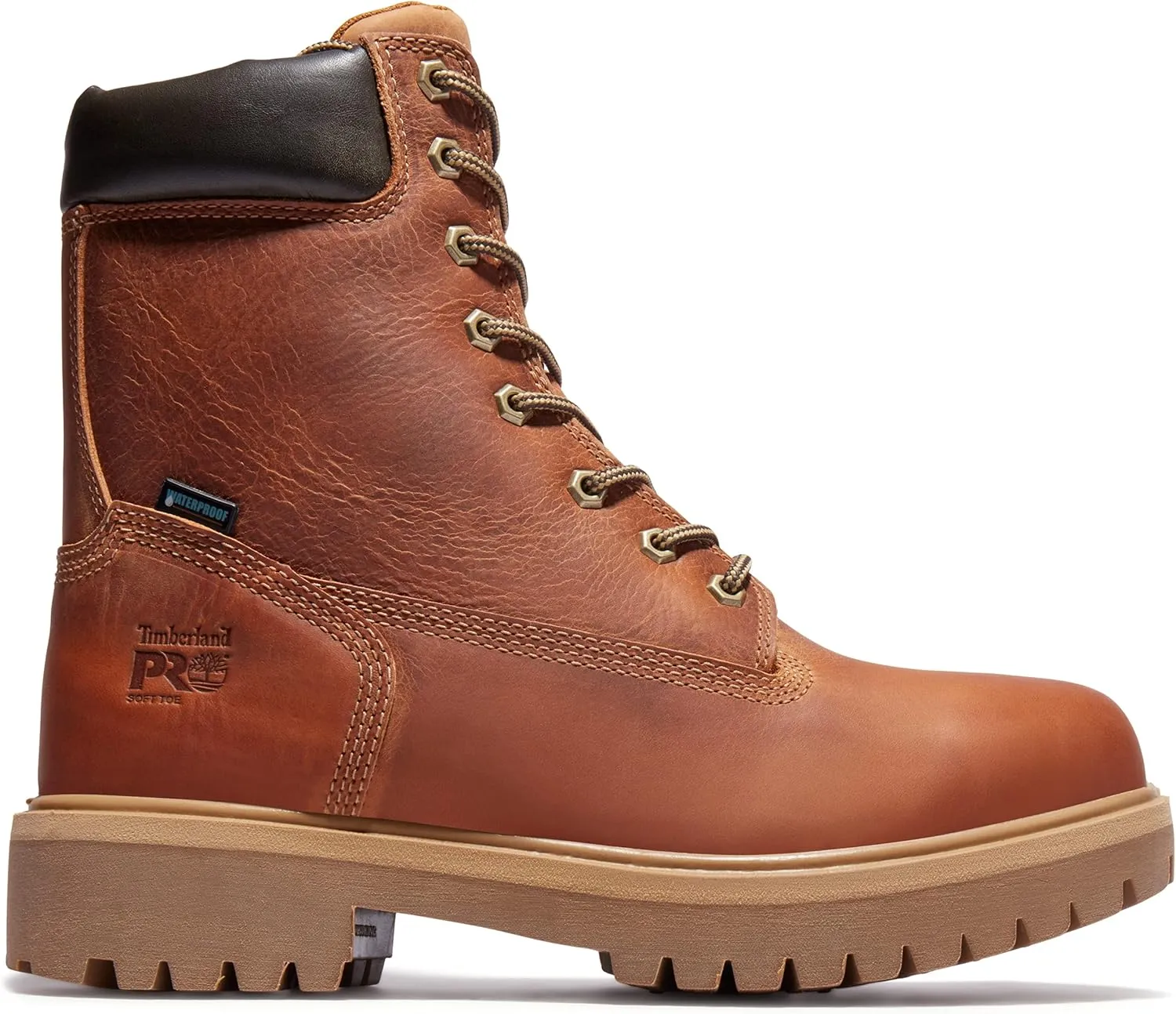Timberland PRO mens Direct Attach 8 Inch Soft Toe Insulated Waterproof Industrial Work Boot