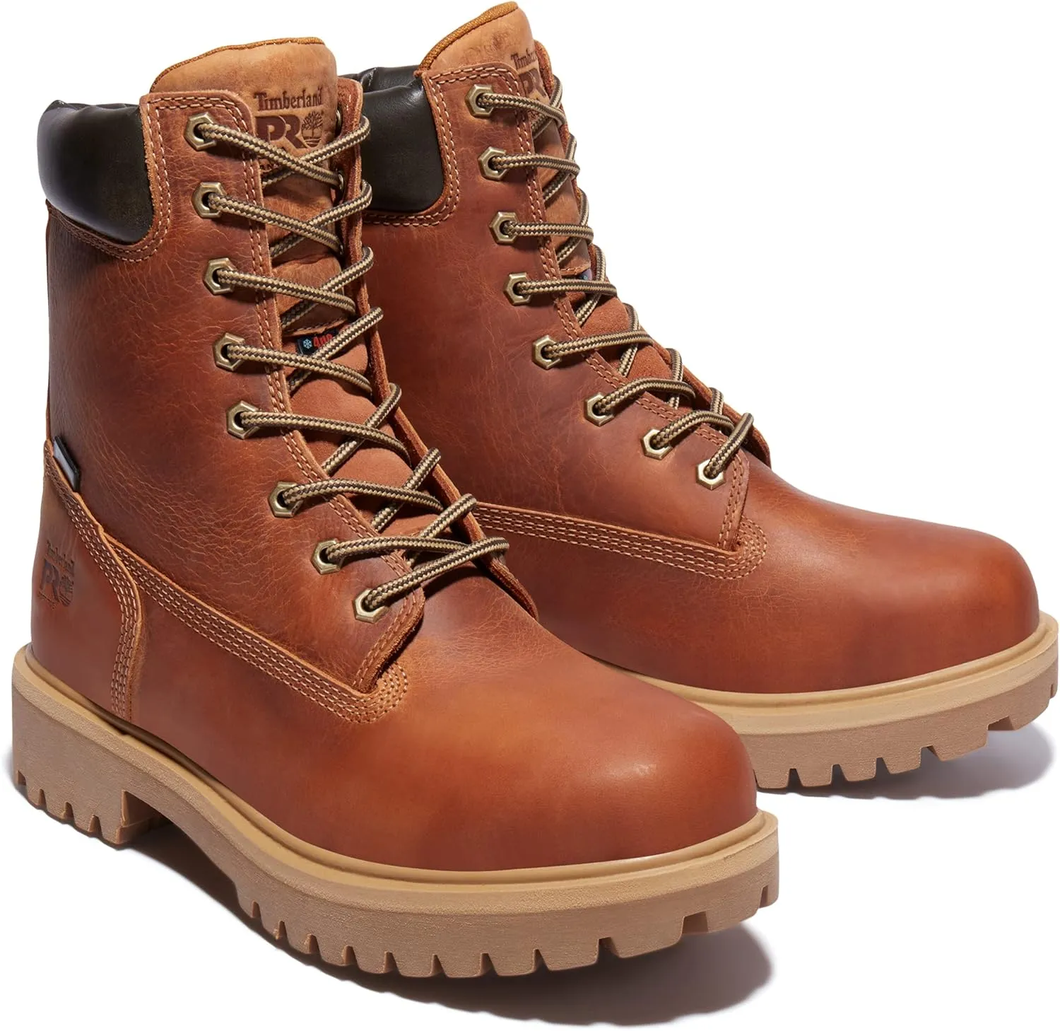 Timberland PRO mens Direct Attach 8 Inch Soft Toe Insulated Waterproof Industrial Work Boot