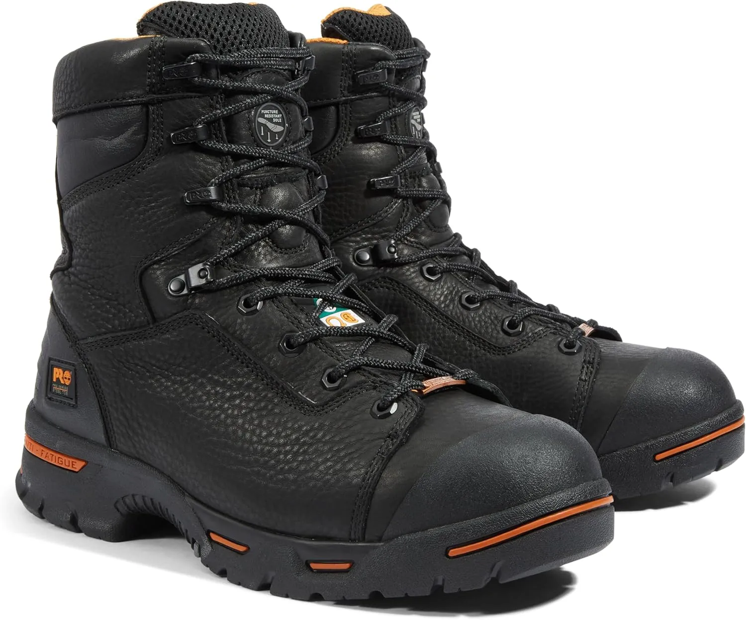 Timberland PRO Men's Endurance 8 Inch Steel Safety Toe Puncture Resistant Insulated Waterproof Industrial Work Boot
