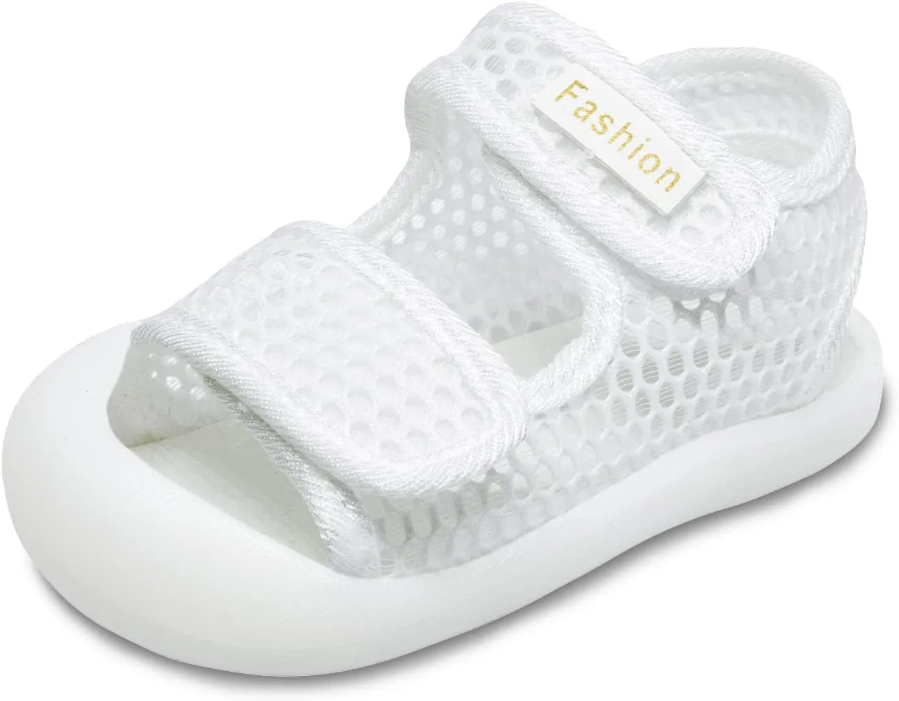 Toddler Boys Girls Unisex Baby Summer Sport Sandals Closed Toe Non-Slip Rubber Sole Pool Beach Mesh Sneakers Lightweight Outdoor Water Shoes