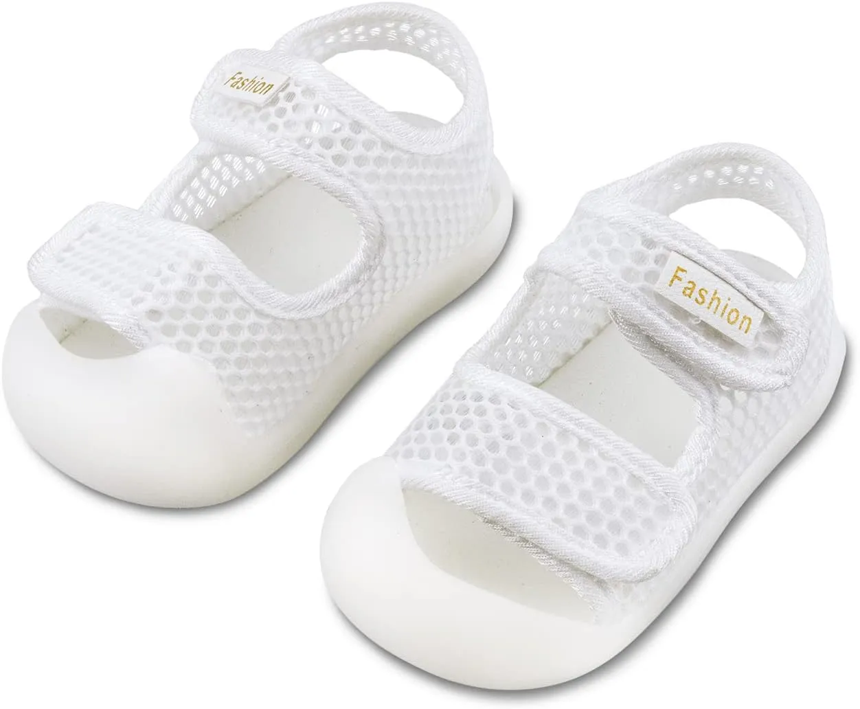 Toddler Boys Girls Unisex Baby Summer Sport Sandals Closed Toe Non-Slip Rubber Sole Pool Beach Mesh Sneakers Lightweight Outdoor Water Shoes