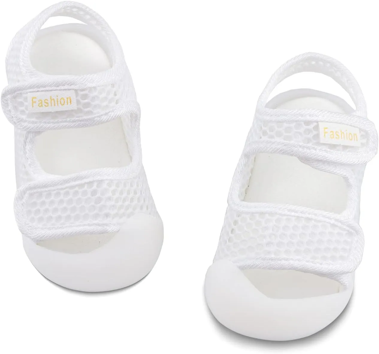 Toddler Boys Girls Unisex Baby Summer Sport Sandals Closed Toe Non-Slip Rubber Sole Pool Beach Mesh Sneakers Lightweight Outdoor Water Shoes