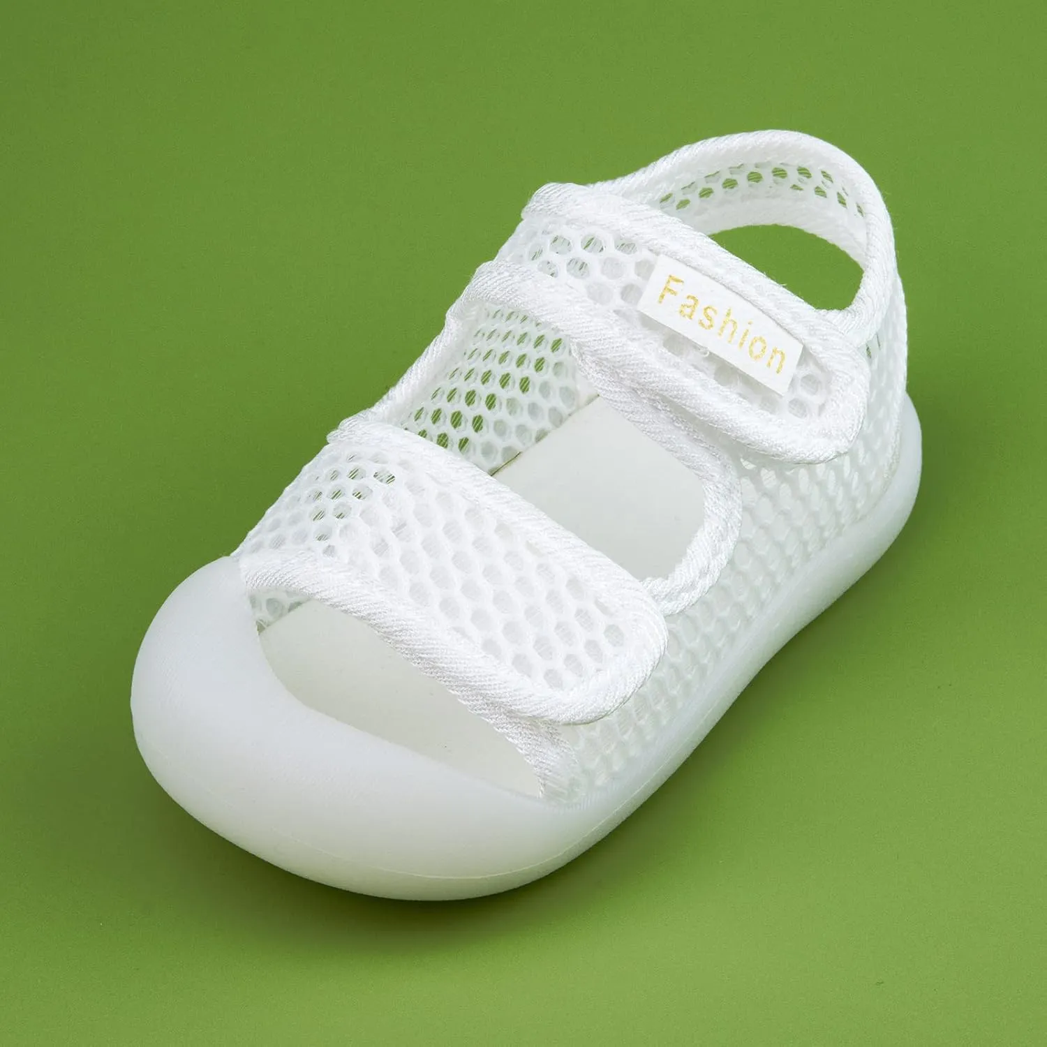Toddler Boys Girls Unisex Baby Summer Sport Sandals Closed Toe Non-Slip Rubber Sole Pool Beach Mesh Sneakers Lightweight Outdoor Water Shoes